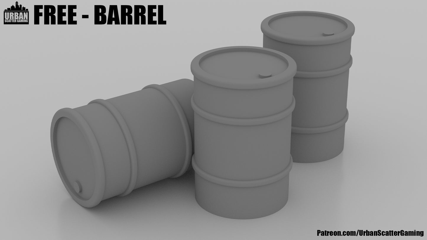 Free – Metal Barrel (STL)