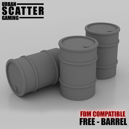 Free – Metal Barrel (STL)