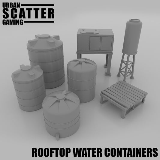 Rooftop Water Containers